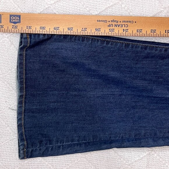 Lucky Brand Dark Wash Charlie Flare Jeans Classic Blue Denim Bell Bottoms - Picture 7 of 12